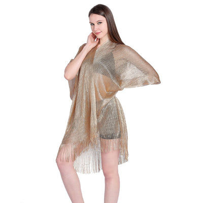 Blusa Playera con Cintas Doradas y Plateadas - Protección Solar Elegante - Image 61