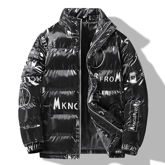 Abrigo de Invierno Estampado para Hombre