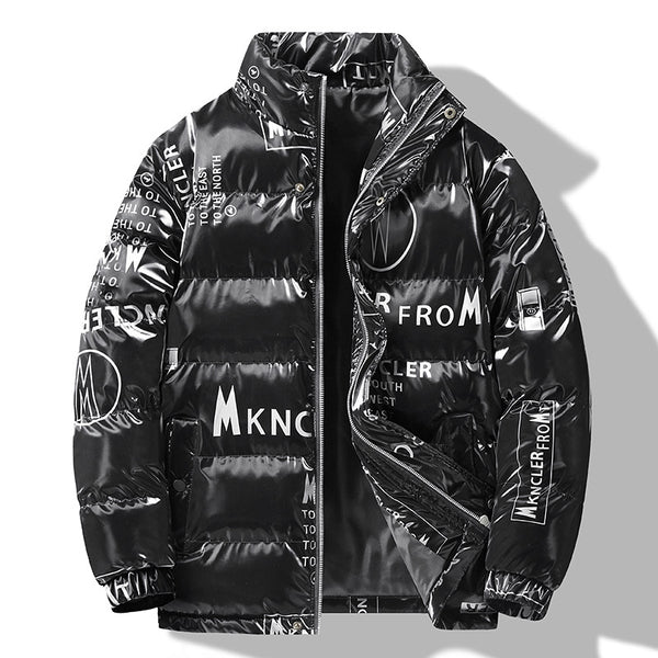 Abrigo de Invierno Estampado para Hombre