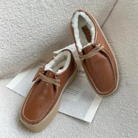 Zapatos Oxford Plataforma Retro de Cuero Genuino - Estilo Británico Casual - Image 5
