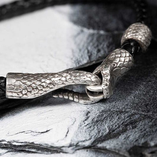 Pulsera de Cuero Personalizada Serie Serpiente - Regalo Exclusivo - Image 2