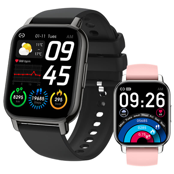 Reloj Inteligente P66 con Llamadas Bluetooth, Monitor Cardíaco y Presión Arterial
