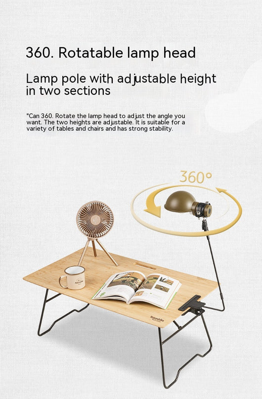 Lámpara LED Recargable para Camping - Luz Ambiental Portátil - Image 8