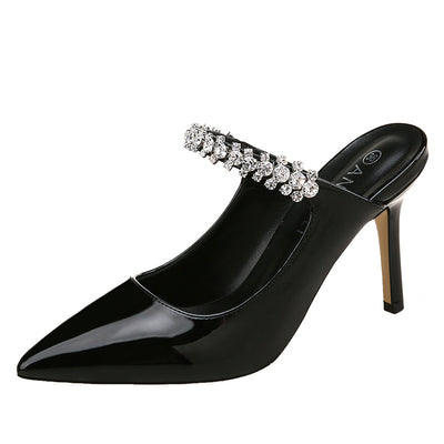 Tacones Altos Puntiagudos con Brillantes para Mujer - Image 13