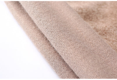 Pantalones Anchos de Felpa Mink con Drapeado Casual Acolchados - Image 18
