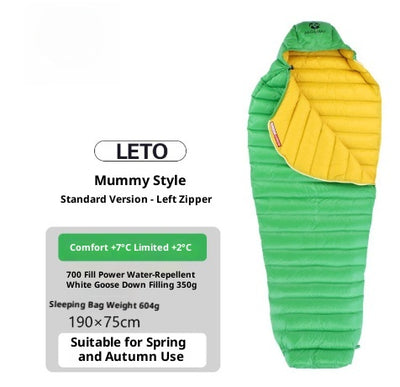 Saco de Dormir Ultraligero Plumón de Ganso para Camping - Image 4
