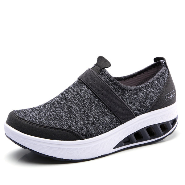 Zapatos Deportivos para Mujer Talla Grande con Suela Gruesa y Tecnología Rocker