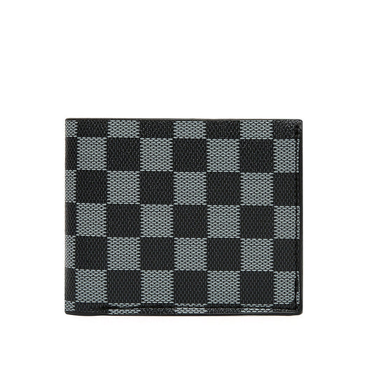 Cartera de Tarjetas Cuadriculada para Hombre - Diseño Clásico - Image 10