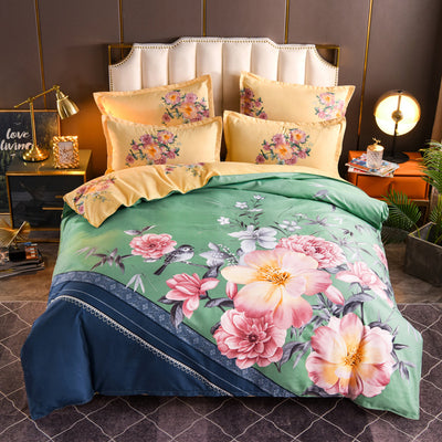 Juego de 4 Piezas de Cashmere Floral Acolchado para Bodas - Image 21