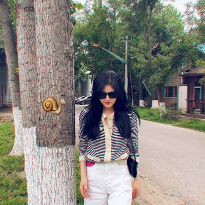Cardigan Tejido a Rayas Estilo Retro - Suéter Holgado Coreano Tendencia - Image 7