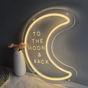 Luces Neon Decorativas en Forma de Luna para el Hogar - Image 9