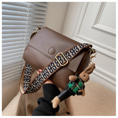 Bolso Bandolera Cuadrado Mini Retro Otoño-Invierno con Correa Ancha - Image 21