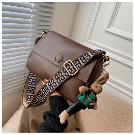 Bolso Bandolera Cuadrado Mini Retro Otoño-Invierno con Correa Ancha - Image 21