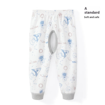 Pantalones de Algodón Puro con Abertura Frontal para Bebé Niño - Image 12