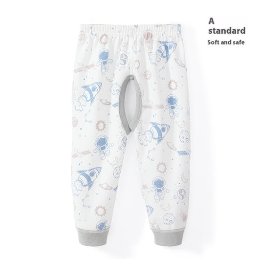 Pantalones de Algodón Puro con Abertura Frontal para Bebé Niño - Image 12