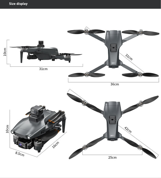 Dron L600PRO con Control Remoto Plegable y Pantalla Transparente - Image 13