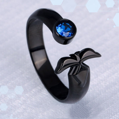Anillo de Plata 925 Espada Tongren - Cielo Nocturno
