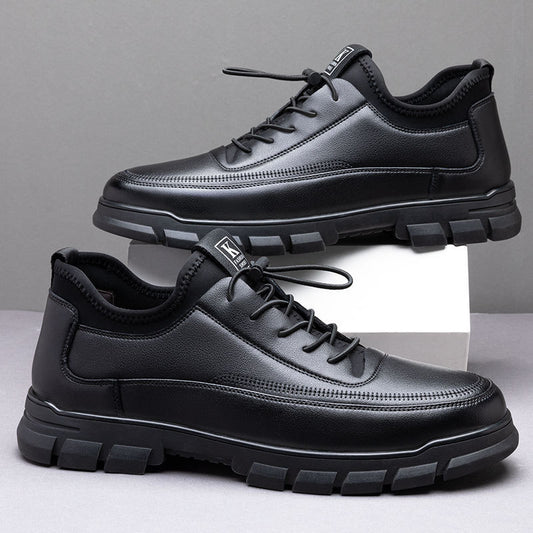 Zapatos de Cuero Formal para Negocios Negro