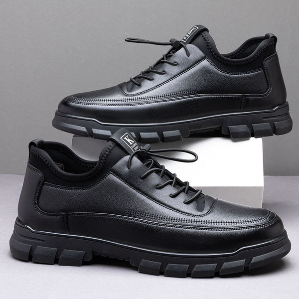 Zapatos de Cuero Formal para Negocios Negro