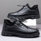 Zapatos de Cuero Formal para Negocios Negro