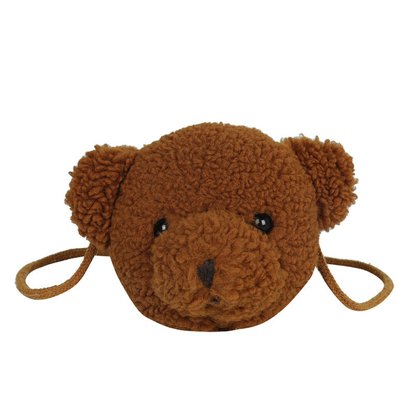 Bolsa de Peluche Adorable de Una Sola Correa con Diseño Infantil