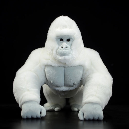 Peluche de Gorila Albino Simulado - Juguete Realista - Image 8
