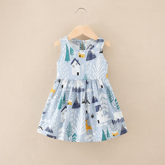 Vestido Falda Línea A para Niñas - Tallas Pequeña y Mediana - Image 14