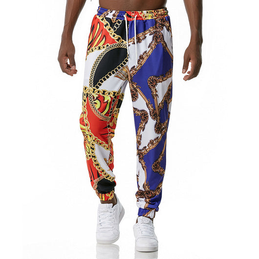 Pantalones de Chándal Retro con Estampado y Puños Ajustados - Image 12