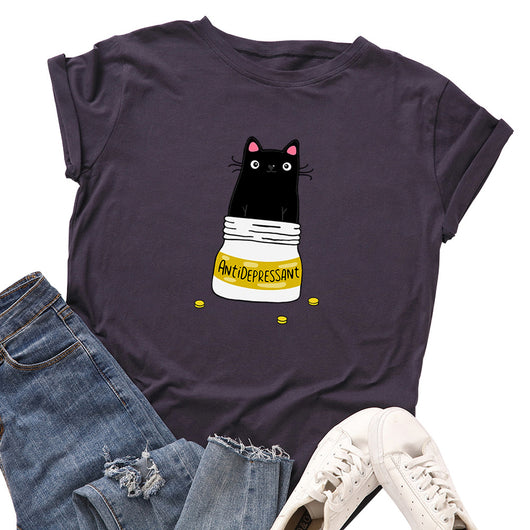 Camiseta Básica Mujer Cuello Redondo Manga Corta 100% Algodón - Image 9