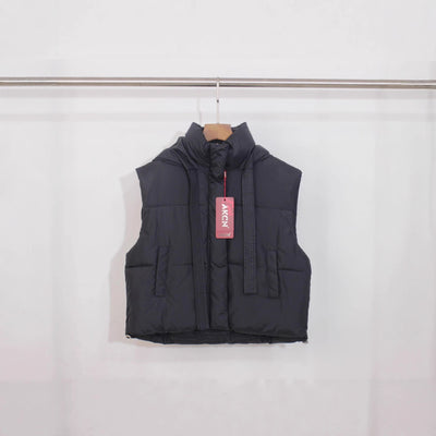 Chaleco Deportivo Mujer con Capucha y Cinta Decorativa - Image 5