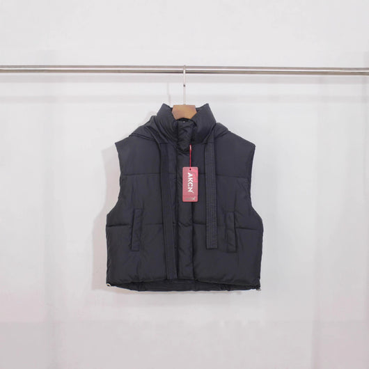 Chaleco Deportivo Mujer con Capucha y Cinta Decorativa - Image 5