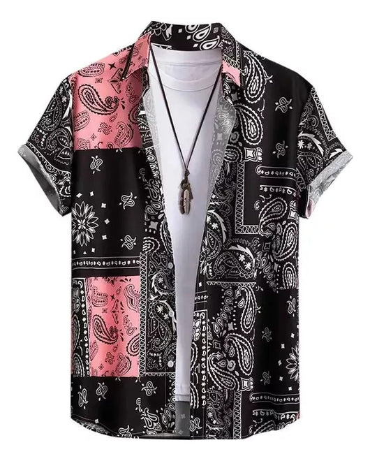 Camisa Hawaiana Casual con Estampado Creativo para Hombre - Image 3