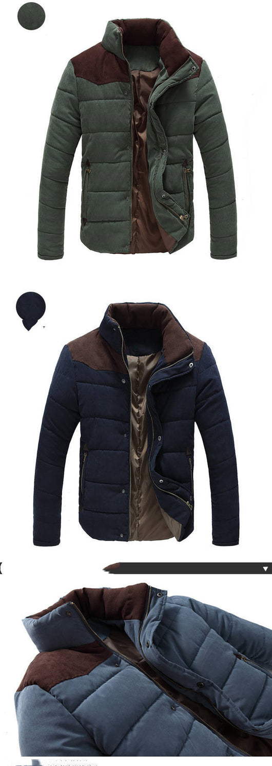 Parka Casual para Hombre: Abrigo Térmico y Cortavientos - Image 9