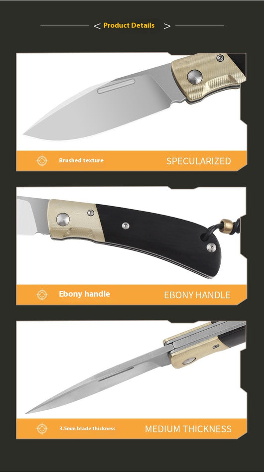 Cuchillo de Camping Multifuncional de Alta Dureza - Portátil y Resistente - Image 13
