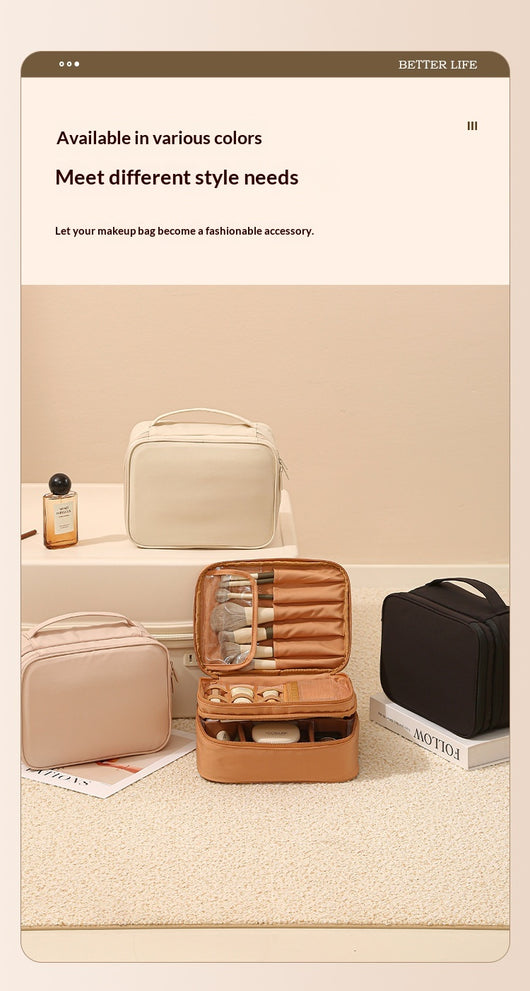 Bolsa de Maquillaje Oxford con Divisores Portátil - Image 22