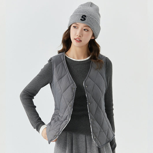 Chaleco Corto de Terciopelo para Otoño e Invierno Mujer - Image 22