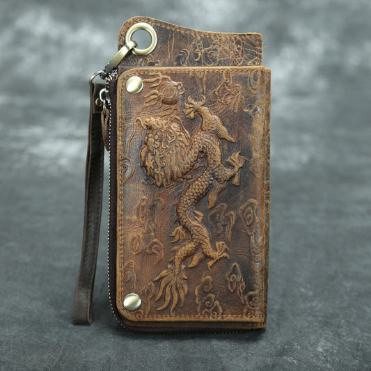 Cartera Pulsera Retro Vintage para Hombre con Cambio de Color y Múltiples Tarjetas - Image 2