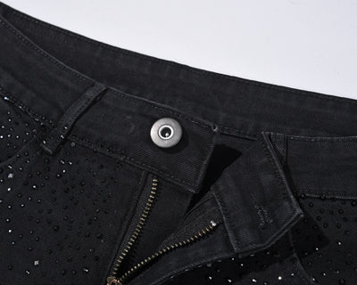 Jeans Casual Holgados con Tachuelas y Lavado Diamante - Image 16
