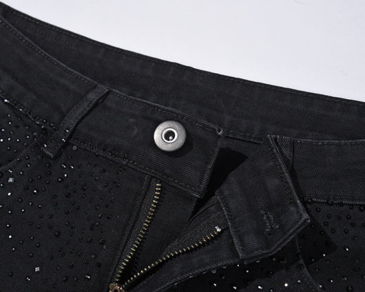 Jeans Casual Holgados con Tachuelas y Lavado Diamante - Image 16