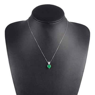 Collar Colgante de Cristal Diamante Retro con Temperamento Europeo y Americano para Mujer - Image 8