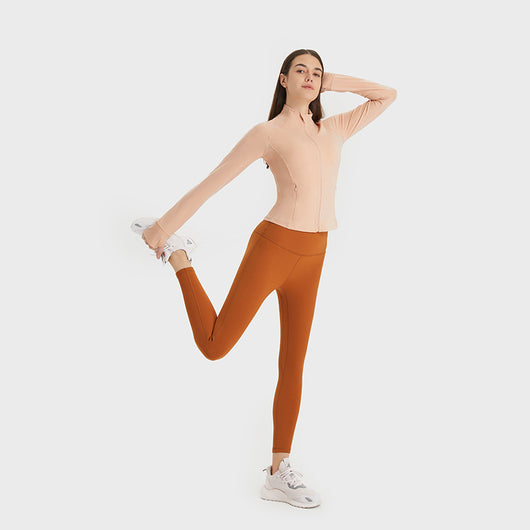Cardigan Deportivo Ajustado de Manga Larga para Yoga - Image 3