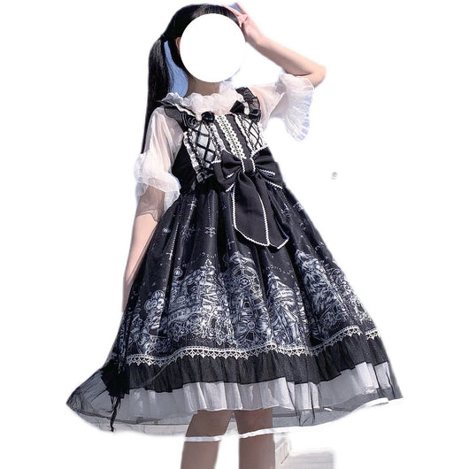 Vestido JSK Lolita Dreamland - Falda Voluminosa Kawaii con Encanto de Parque de Diversiones - Image 2