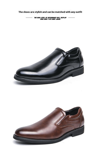 Zapatos de Cuero Formales Estilo Británico Retro para Hombre - Image 11