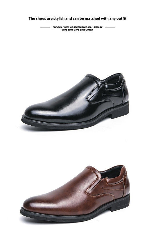 Zapatos de Cuero Formales Estilo Británico Retro para Hombre - Image 11
