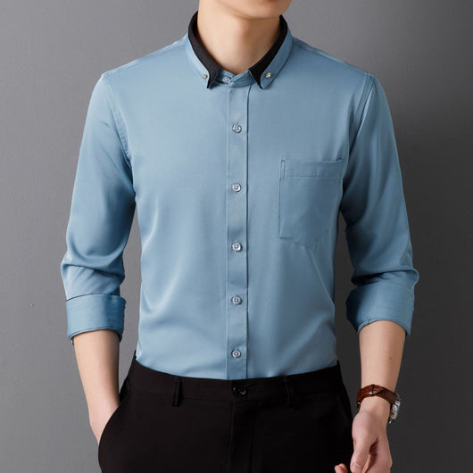 Camisa Ejecutiva Manga Larga sin Planchado - Image 9