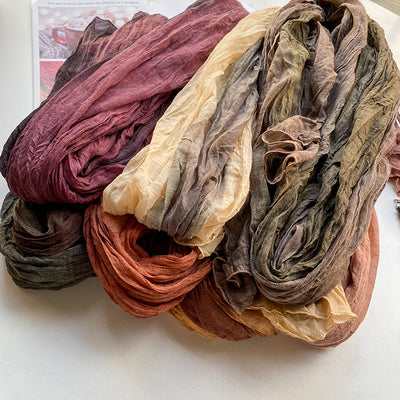 Pañuelo Retro de Algodón y Lino para Mujer - Image 16