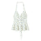 Blusa Estampado Floral con Cuello Colgante - Colección Verano
