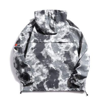 Chaqueta de Trabajo Gris con Capucha y Múltiples Bolsillos para Hombre - Image 7