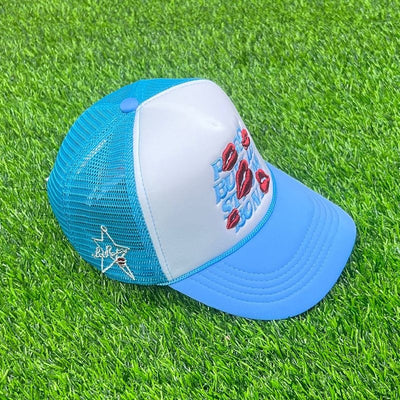 Gorra Hombre Bordada Small Crowd con Diseño de Labios para Verano - Image 6