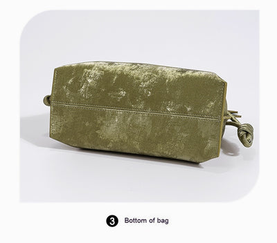 Bolsa de la Suerte con Cordón de Satén y Cuero Genuino - Image 17
